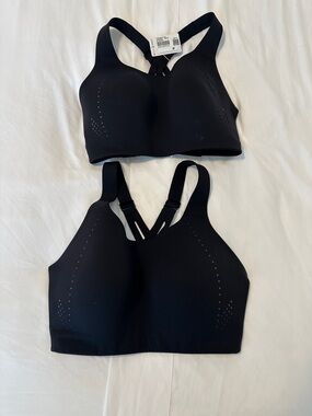 Lululemon Seamless Black  Support Sports Bra - 32DDD Both brand new , 1 with tag